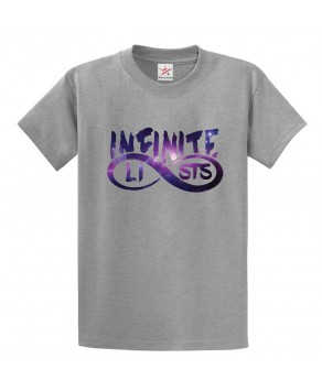 Infinite Lists Classic Unisex Kids and Adults T-Shirt For Youtubers